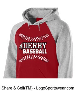 Derby Baseball Adult Hoodie APU21 Design Zoom