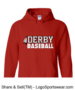 Derby Baseball Youth Sweatshirt YPU6 Design Zoom