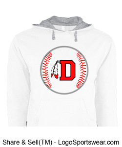 Derby Baseball Adult Hoodie APU17 Design Zoom