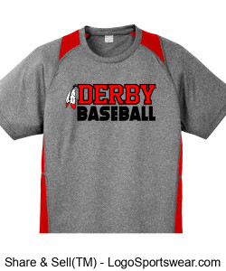 Derby Baseball Adult Tee AT1 Design Zoom