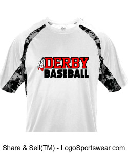 Derby Baseball Mens Tee MT10 Design Zoom