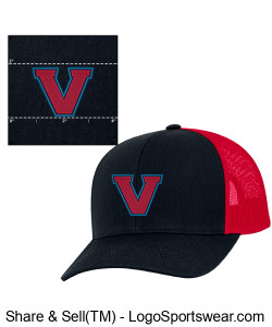 Valley Surge Mesh Snapback Cap C29 Design Zoom