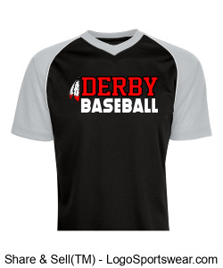 Derby Baseball Adult Jersey AT9 Design Zoom