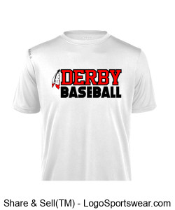 Derby Baseball Mens Tee MT16 Design Zoom