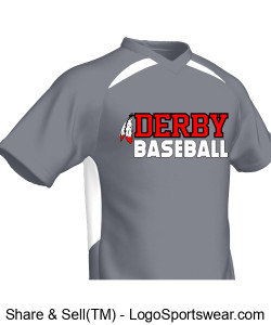 Derby Baseball Adult Jersey AT7 Design Zoom